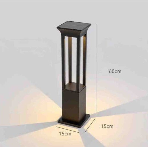 Lampa Ogrodowa Solarna Nimbus z LED – Elegancka Latarnia z Aluminium, Wodoodporna IP54, 60 cm 7