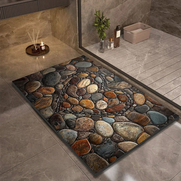 Antypoślizgowa Mata do Kąpieli z Ziemi Okrzemkowej 40x60 cm – Nowoczesny Design i Bezpieczeństwo w Łazience 0