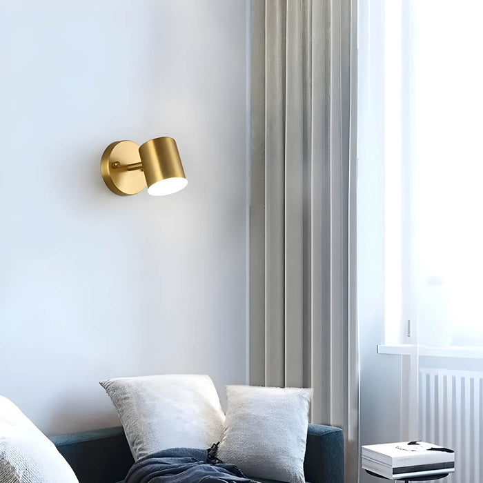 Kinkiet Ścienny LED Nordic Copper z Żelazną Ramą – Eleganckie Oświetlenie do Sypialni i Salonu 2