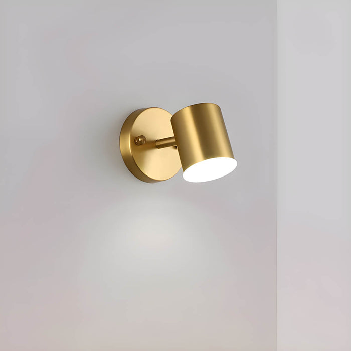 Kinkiet Ścienny LED Nordic Copper z Żelazną Ramą – Eleganckie Oświetlenie do Sypialni i Salonu 3