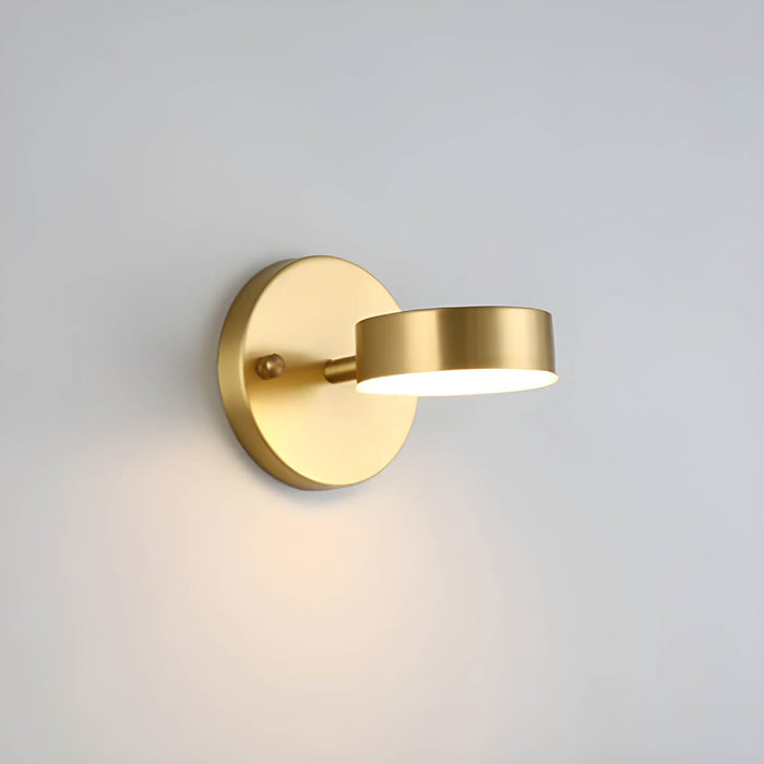 Kinkiet Ścienny LED Nordic Copper z Żelazną Ramą – Eleganckie Oświetlenie do Sypialni i Salonu 4