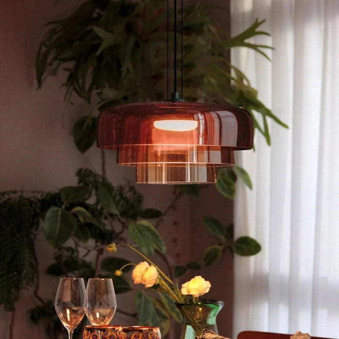 Lampa Wisząca Nordic z Szkła i Metalu, Regulowana Długość, Oświetlenie do Salonu, Ciepłe Światło, Idealna nad Stół 7
