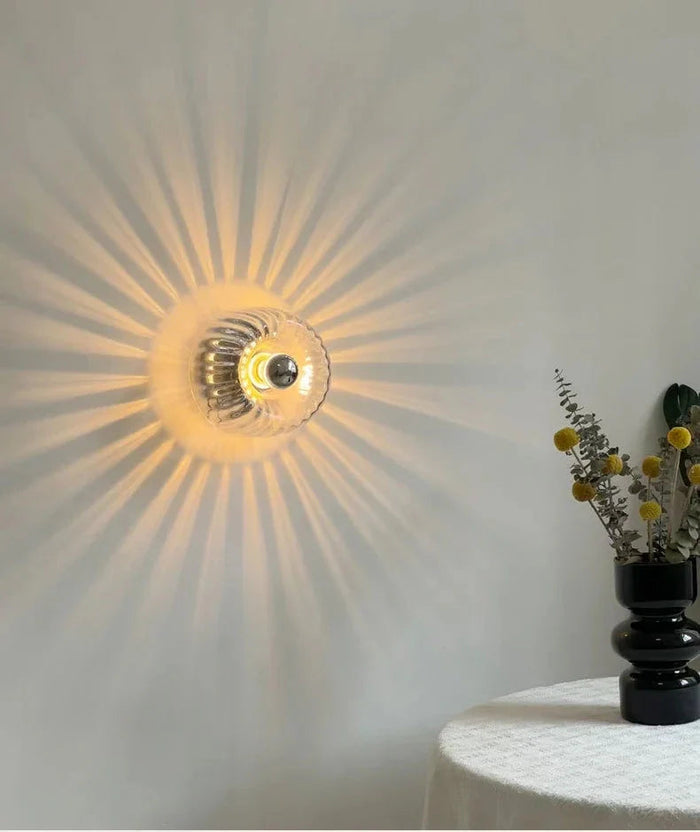Lampa Ścienna Bauhaus w Stylu Nordyckim z Metalu i Szkła E14 – Elegancki Kinkiet Ścienny do Salonu i Korytarza 6