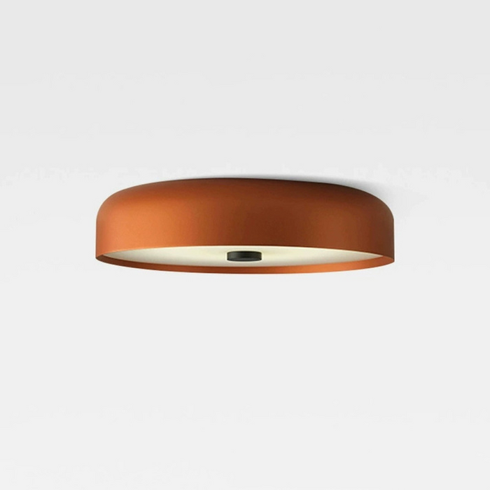 Lampa Sufitowa LED w Stylu Nordyckim – Okrągła z Metalowym Wykończeniem, Ciepłe Światło do Salonu i Sypialni 5