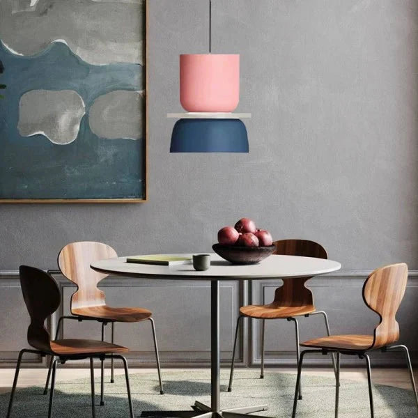 Lampa Wisząca Nordic w Stylu Skandynawskim – Lampa do Salonu, Kuchni i Jadalni z Aluminium i Akrylu, Oświetlenie E27 4
