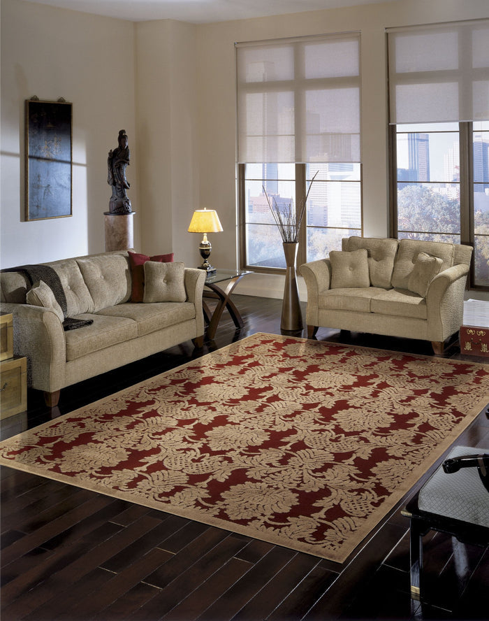 NourisonRugs-GraphicIllusions-Red-GIL03RED