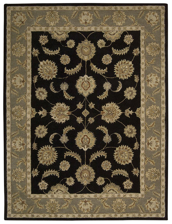 NourisonRugs-IndiaHouse-Black-IH90BLK