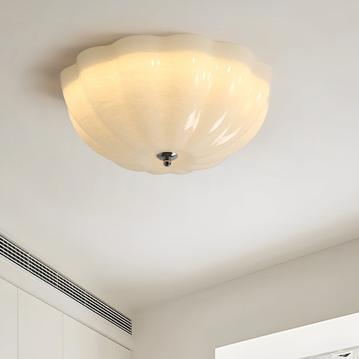 Lampa sufitowa Opal Shell z wbudowaną diodą LED – Elegancka i funkcjonalna 0