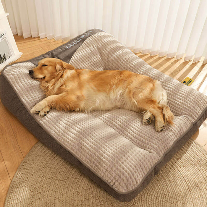 Ortopedyczne legowisko dla psa w rozmiarze XL, 80x64x18 cm, wykonane z miękkiego 2