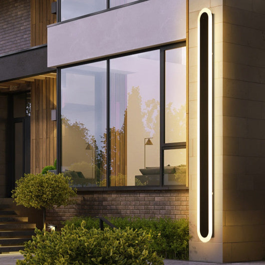 Lampa Zewnętrzna Nad Drzwi z Kutego Żelaza, Wodoodporna LED do Użytku na Dom, Nowoczesny Design IP65 0
