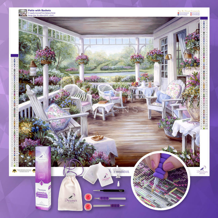 Patio with Baskets