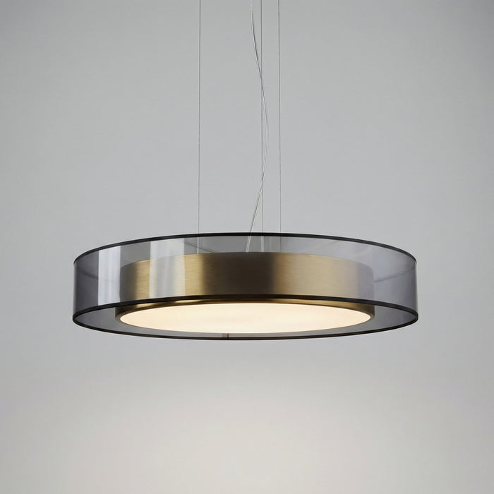 Lampa wisząca z regulowaną wysokością i wykończeniem w kolorze różowego złota – nowoczesna lampa wisząca ze szkła 2