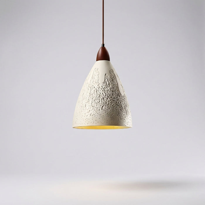 Lampa wisząca z oświetleniem LED – wykończenie w stylu retro, do kuchni lub jadalni – średnica 23 cm 1