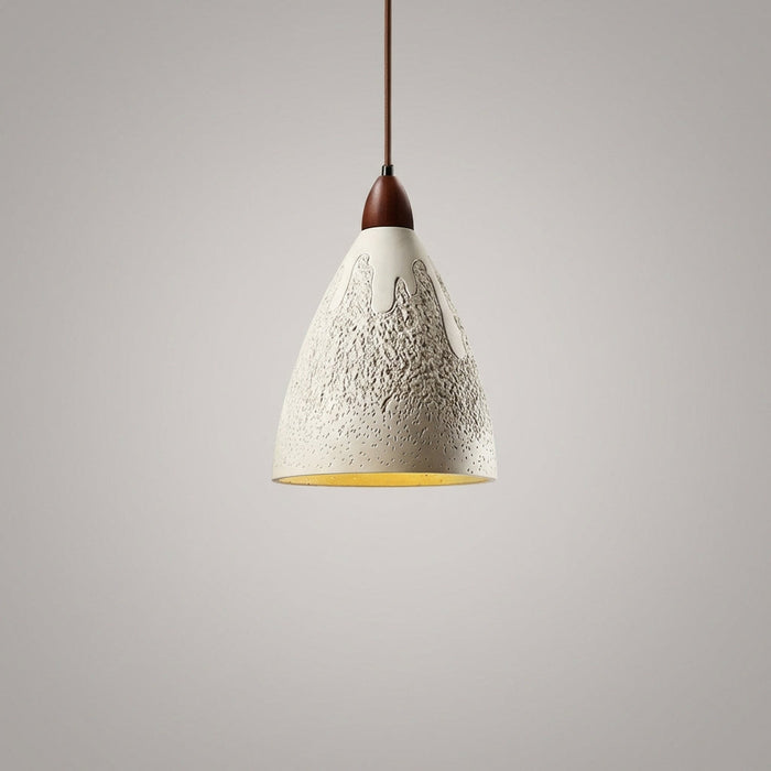 Lampa wisząca z oświetleniem LED – wykończenie w stylu retro, do kuchni lub jadalni – średnica 23 cm 5