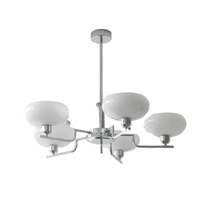 3 lights / White chrome