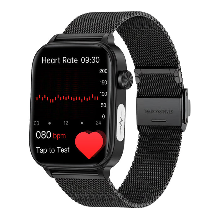 Inteligentny Zegarek PH570 z EKG, Monitorowaniem Glukozy i Tętna – Czarny, Wodoodporny, Nowoczesny Design 2