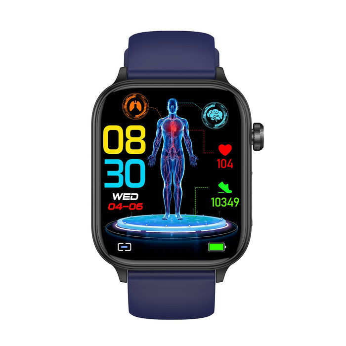 Inteligentny Zegarek PH570 z EKG, Monitorowaniem Glukozy i Tętna – Czarny, Wodoodporny, Nowoczesny Design 7