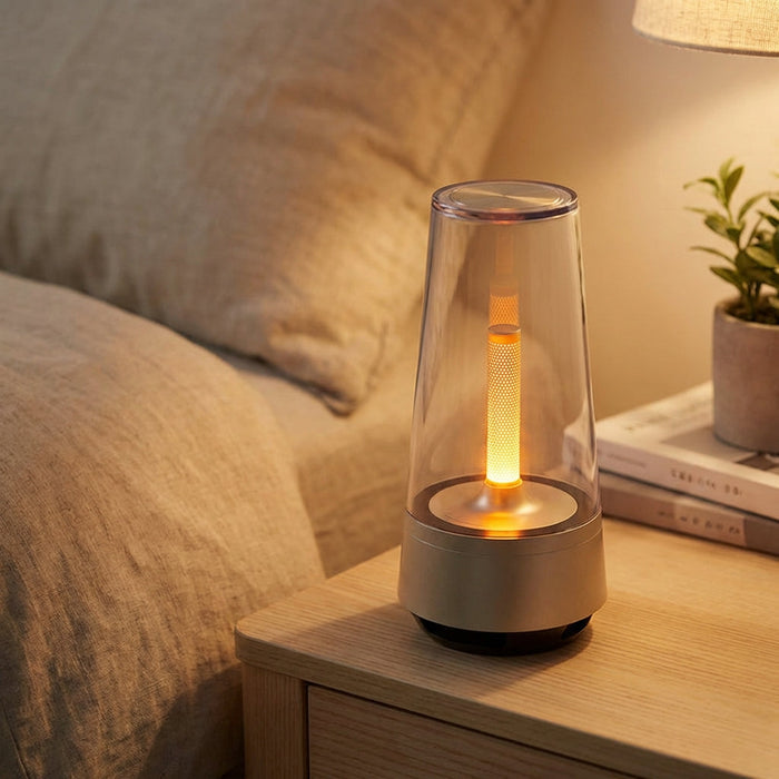 Głośnik przenośny Bluetooth z regulowanym oświetleniem LED i wzmocnionym basem, ideal 0