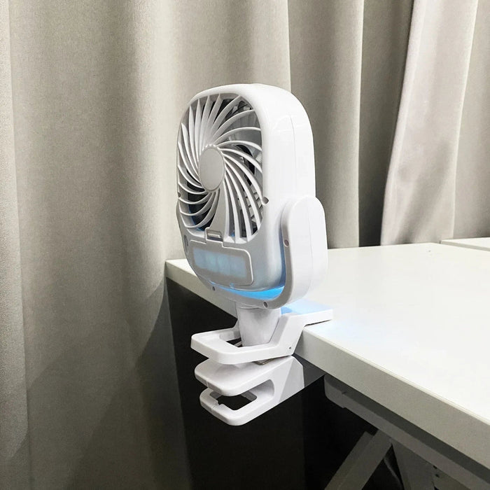 Przenośny wentylator chłodzący parowy z możliwością ładowania przez USB, składany 2