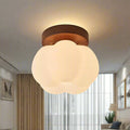 Lampa Sufitowa LED w Kształcie Dyni – Unikalne Oświetlenie do Kuchni i Pokoi Dziecięcych, Ciepłe Światło, 16 cm 0