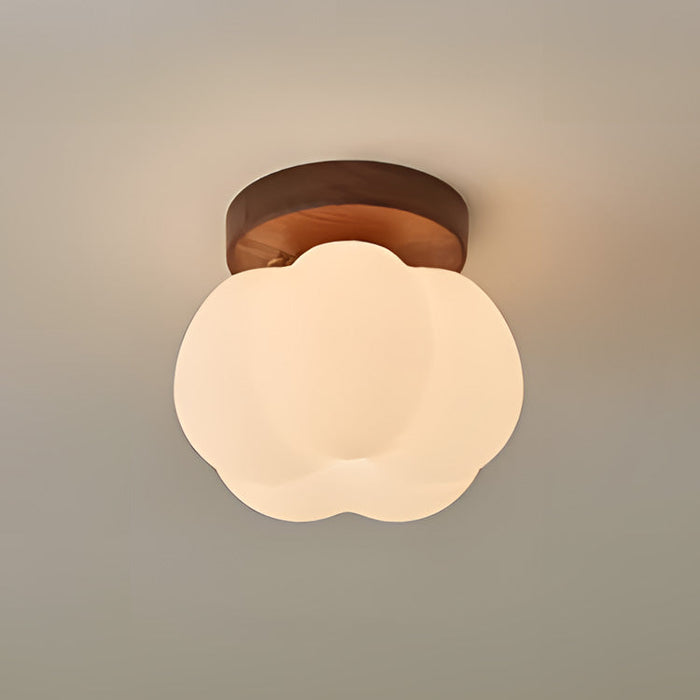 Lampa Sufitowa LED w Kształcie Dyni – Unikalne Oświetlenie do Kuchni i Pokoi Dziecięcych, Ciepłe Światło, 16 cm 8