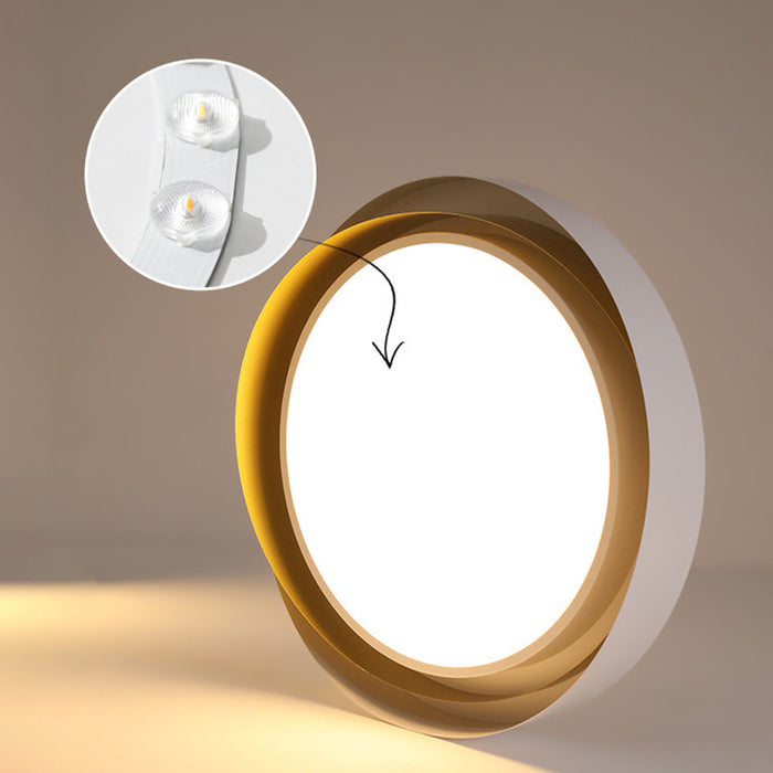 Lampa Sufitowa Quinn LED Minimalistyczna Czarna do Salonu, Nowoczesny Design, Wbudowane Oświetlenie 6
