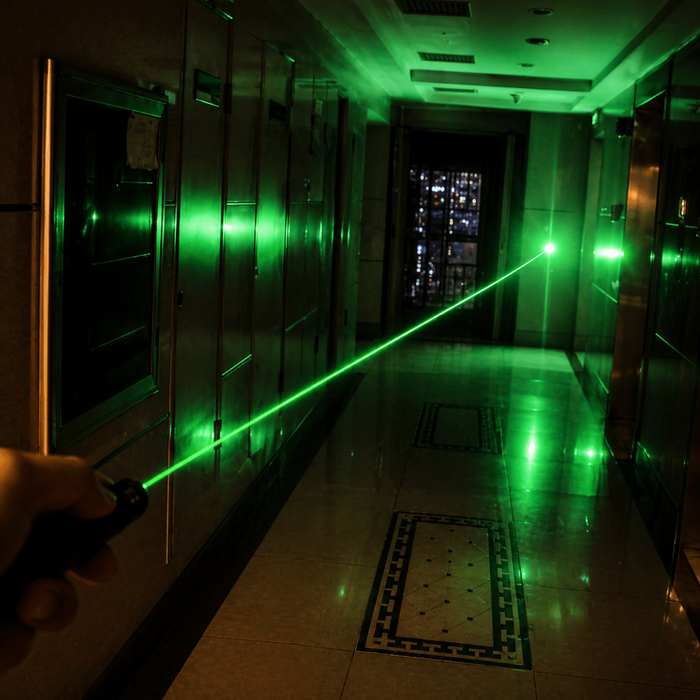 Akumulatorowy wskaźnik laserowy z regulacją ostrości – aluminiowa konstrukcja o dużym zasięgu 1