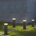 Prostokątna Lampa Zewnętrzna LED z Metalową Ramą – Nowoczesna Lampa Zewnętrzna Solarna do Ogrodu i Tarasu 0