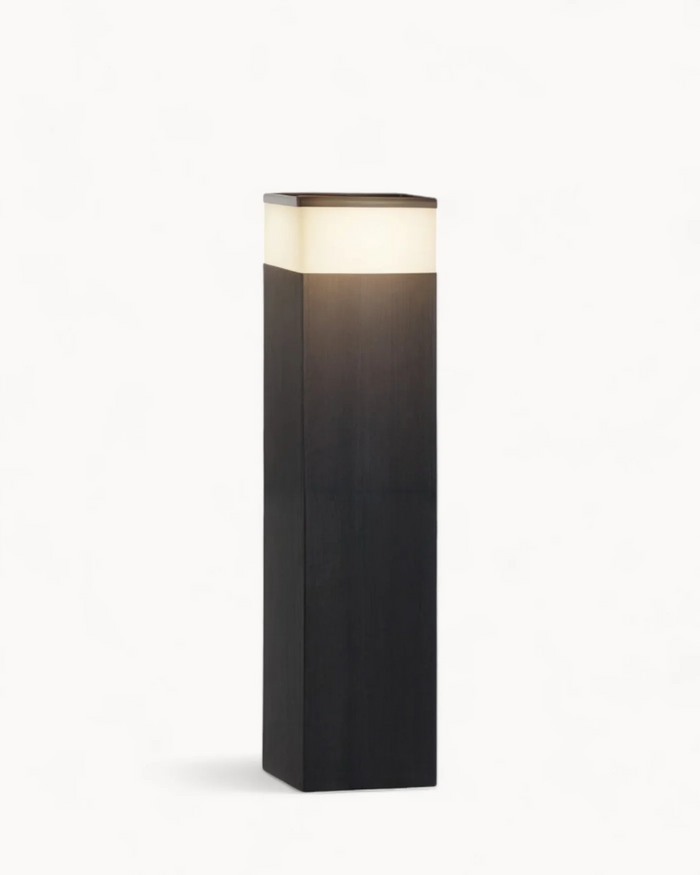 Prostokątna Lampa Zewnętrzna LED z Metalową Ramą – Nowoczesna Lampa Zewnętrzna Solarna do Ogrodu i Tarasu 6