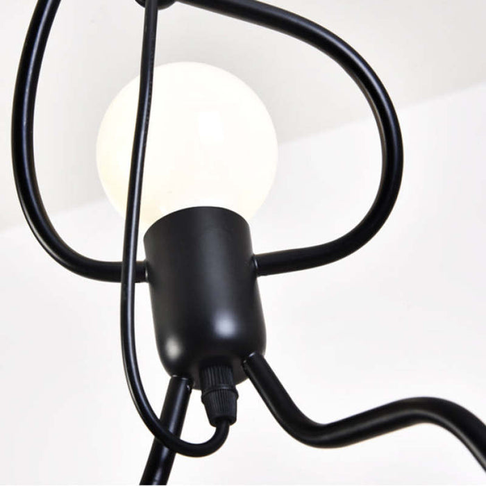 Lampa Wisząca Retro Iron Man z Regulowaną Długością – Unikalne Oświetlenie do Salonu lub Nad Stół 7