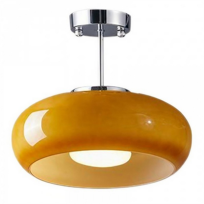 Chrome / Amber / Pendant