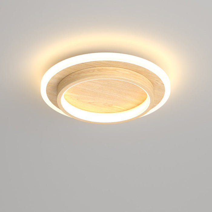 Wood / D21cm x H5cm (10W) / White Light
