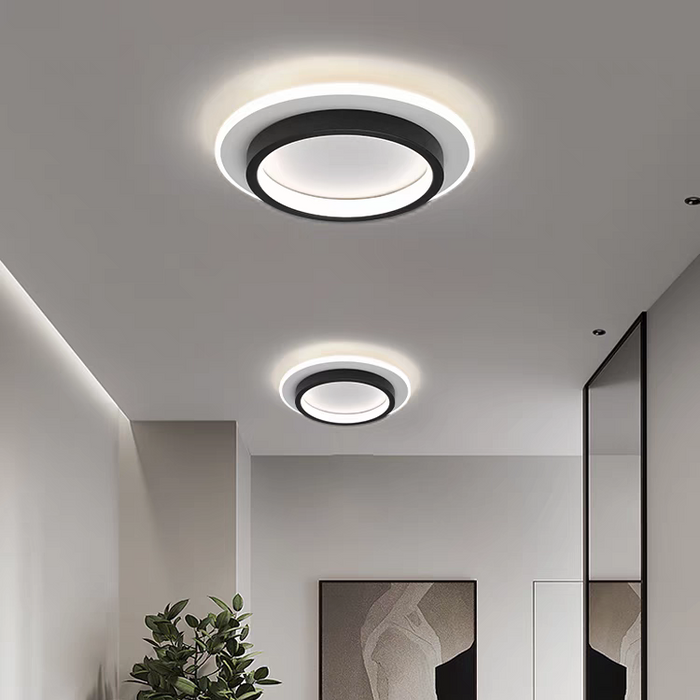 Okrągła Lampa Sufitowa LED 10W/20W do Sypialni i Salonu – Nowoczesny Design, Energooszczędna, 5 cm Wysokości 0