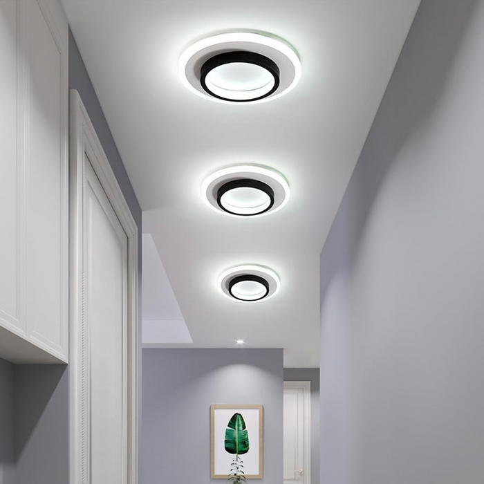 Okrągła Lampa Sufitowa LED 10W/20W do Sypialni i Salonu – Nowoczesny Design, Energooszczędna, 5 cm Wysokości 3