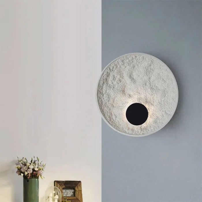 Okrągły Kinkiet LED Księżycowa Kula – Nowoczesny Kinkiet Ścienny do Sypialni i Salonu, Energooszczędny, 30 cm/50 cm 4
