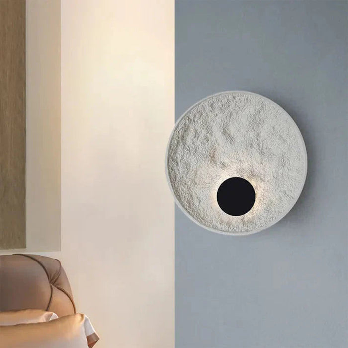Okrągły Kinkiet LED Księżycowa Kula – Nowoczesny Kinkiet Ścienny do Sypialni i Salonu, Energooszczędny, 30 cm/50 cm 6