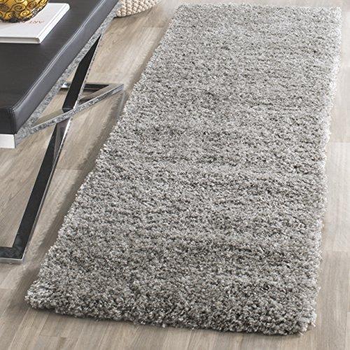 Safavieh California Premium Shag Collection SG151-7575 Silver Runner (2'3" x 19')
