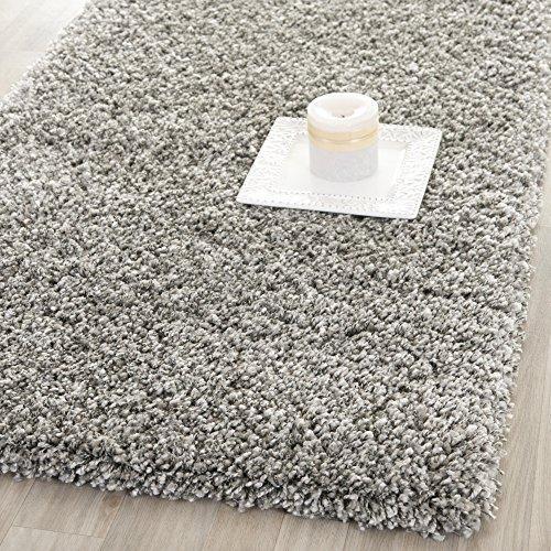 Safavieh California Premium Shag Collection SG151-7575 Silver Runner (2'3" x 9')