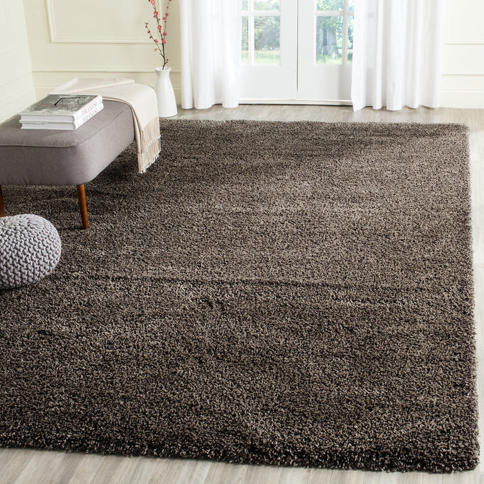 Safavieh California Premium Shag Collection SG151-8181 Mushroom Area Rug (5'3" x 7'6")