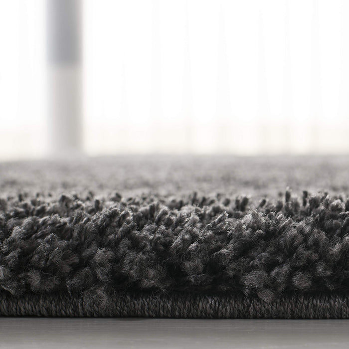 Safavieh California Premium Shag Collection SG151-8484 Dark Grey Area Rug (8'6" x 12')