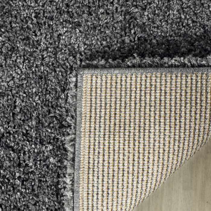 Safavieh California Premium Shag Collection SG151-8484 Dark Grey Runner (2'3" x 13')