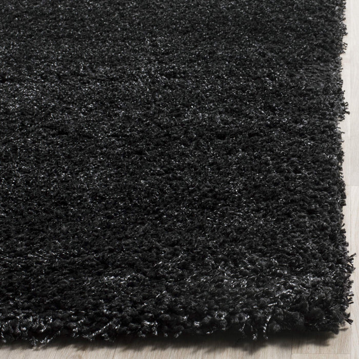 Safavieh California Premium Shag Collection SG151-9090 Black Runner (2'3" x 9')