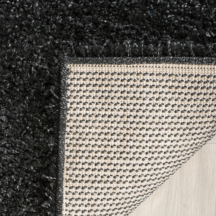 Safavieh California Premium Shag Collection SG151-9090 Black Runner (2'3" x 9')