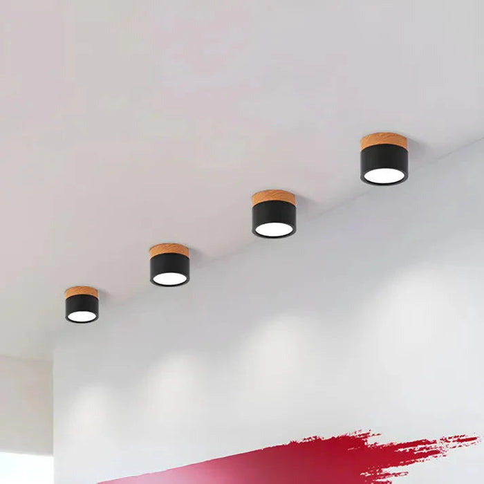 Skandynawska Lampa Sufitowa LED Cylinder do Przedpokoju – Nowoczesny Design 7
