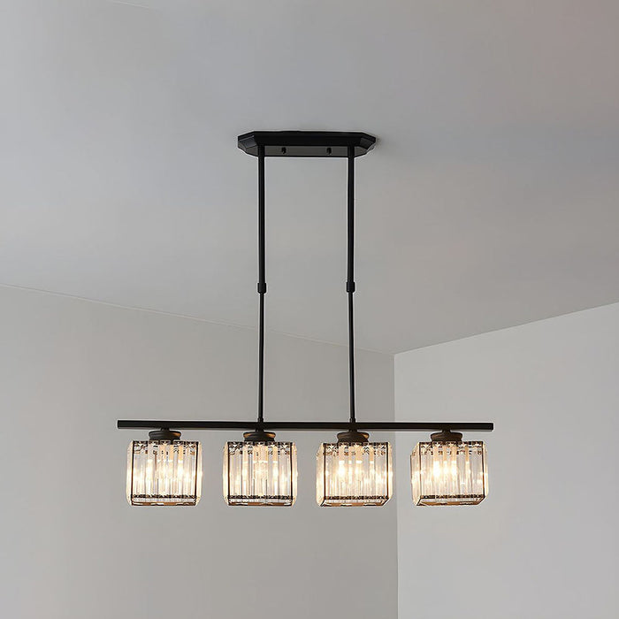 Skandynawska Lampa Wisząca z Wieloma Źródłami Światła – Minimalistyczny Design z Regulowaną Wysokością 3