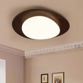 Skandynawska Lampa Sufitowa Pebble z Drewna – Minimalistyczny Design i Ciepłe Światło LED 0