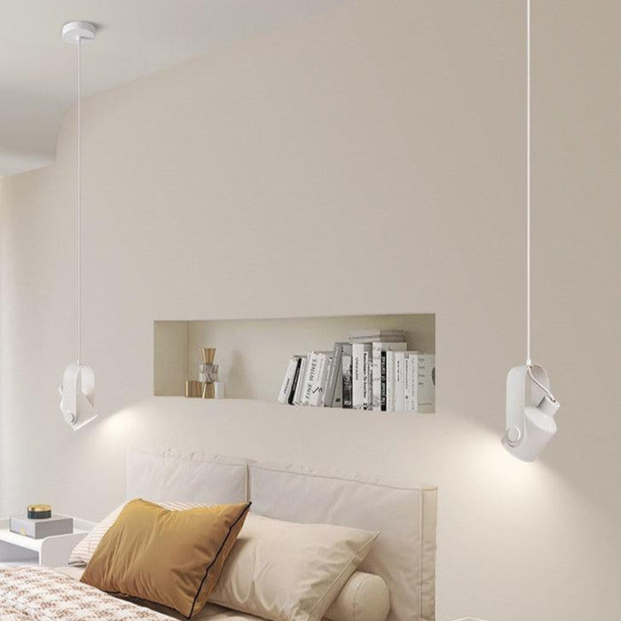 Skandynawski Wiszący Reflektor z Drewna i Metalu – Elegancki Design, Minimalistyczny Styl do Nowoczesnych Wnętrz 2