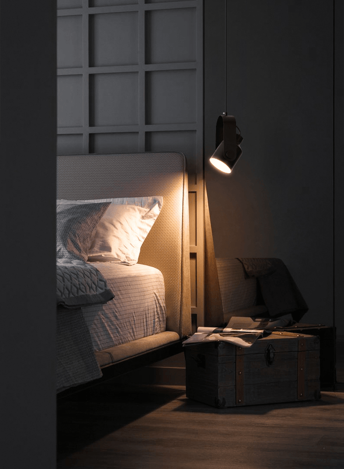Skandynawski Wiszący Reflektor z Drewna i Metalu – Elegancki Design, Minimalistyczny Styl do Nowoczesnych Wnętrz 3