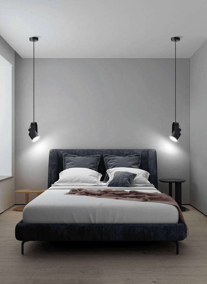Skandynawski Wiszący Reflektor z Drewna i Metalu – Elegancki Design, Minimalistyczny Styl do Nowoczesnych Wnętrz 4