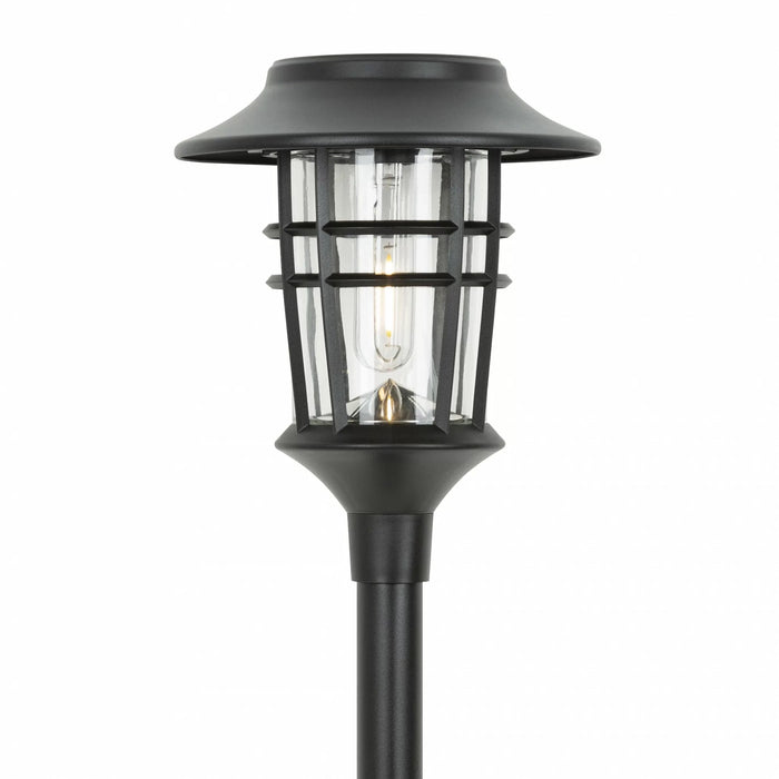 Zestaw 6 Lamp Ogrodowych LED z Automatycznym Włączaniem – Nowoczesne Oświetlenie Zewnętrzne, Czarne Lampy do Ogrodu 3